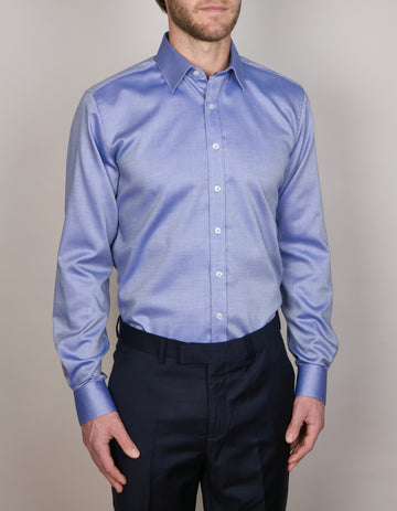 SIENA STRETCH HERRINGBONE SHIRT SLIM FIT