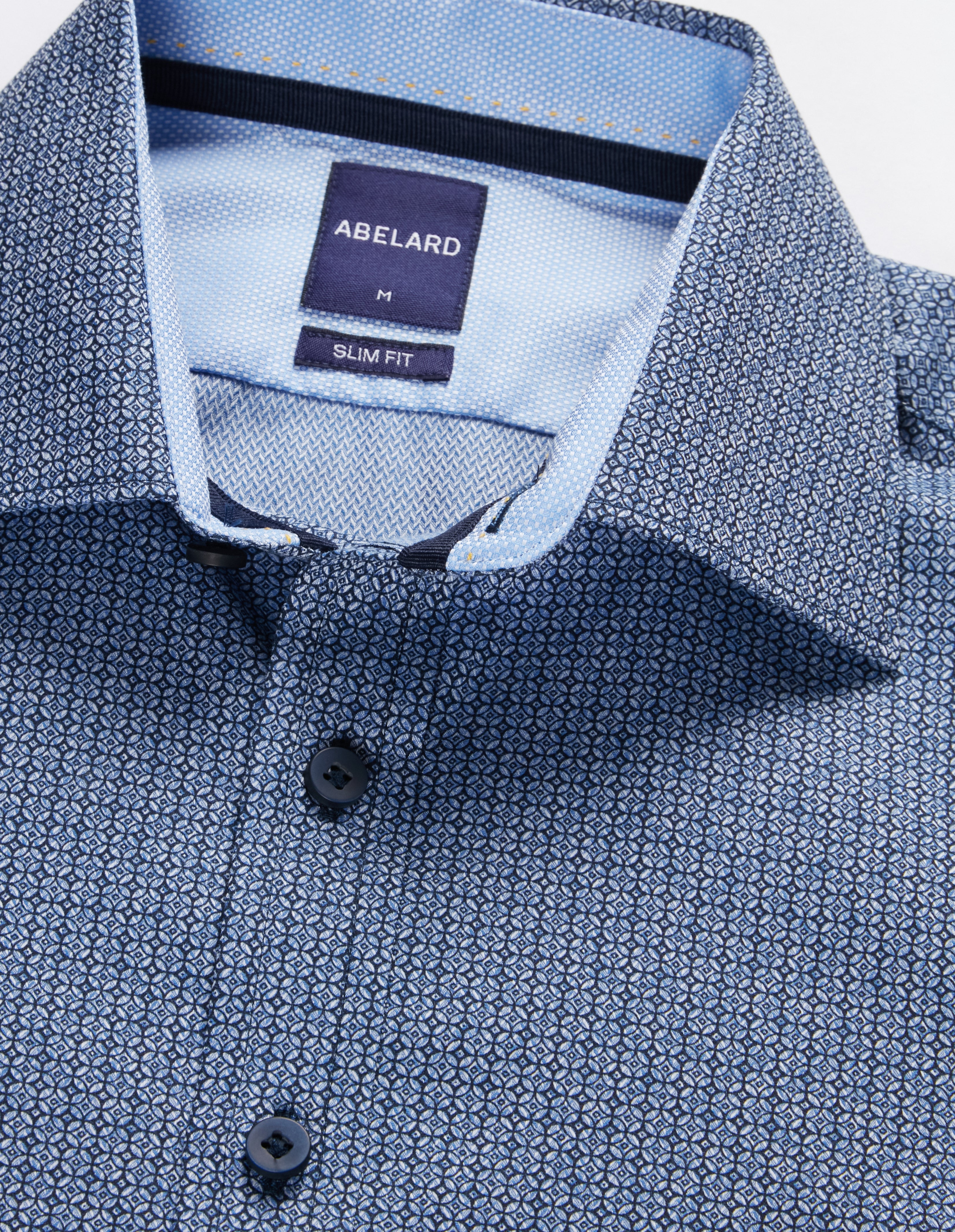 CIRCLE-WORK PRINT SHIRT SLIM FIT