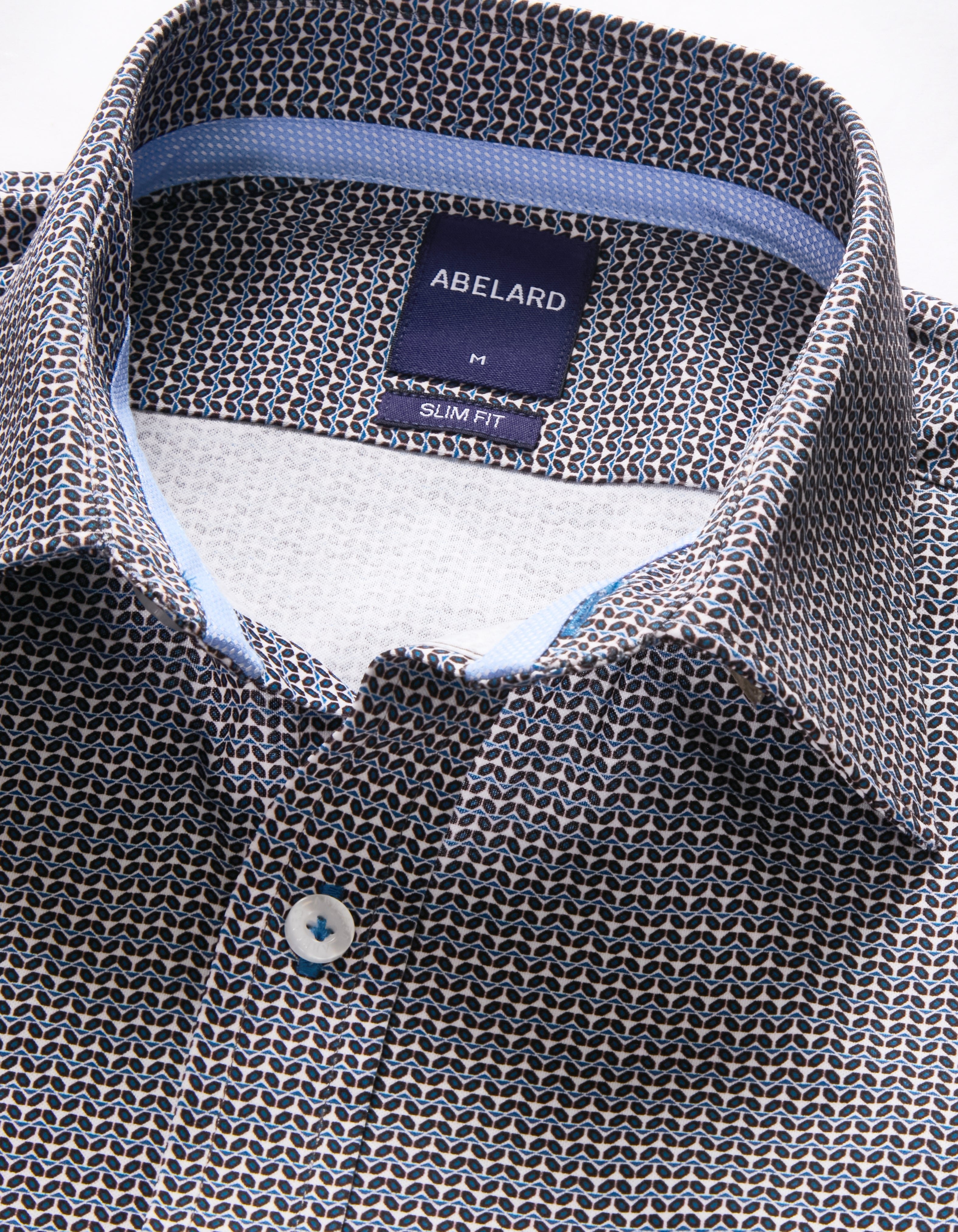 BASTIA PRINT KNIT SHIRT SLIM FIT