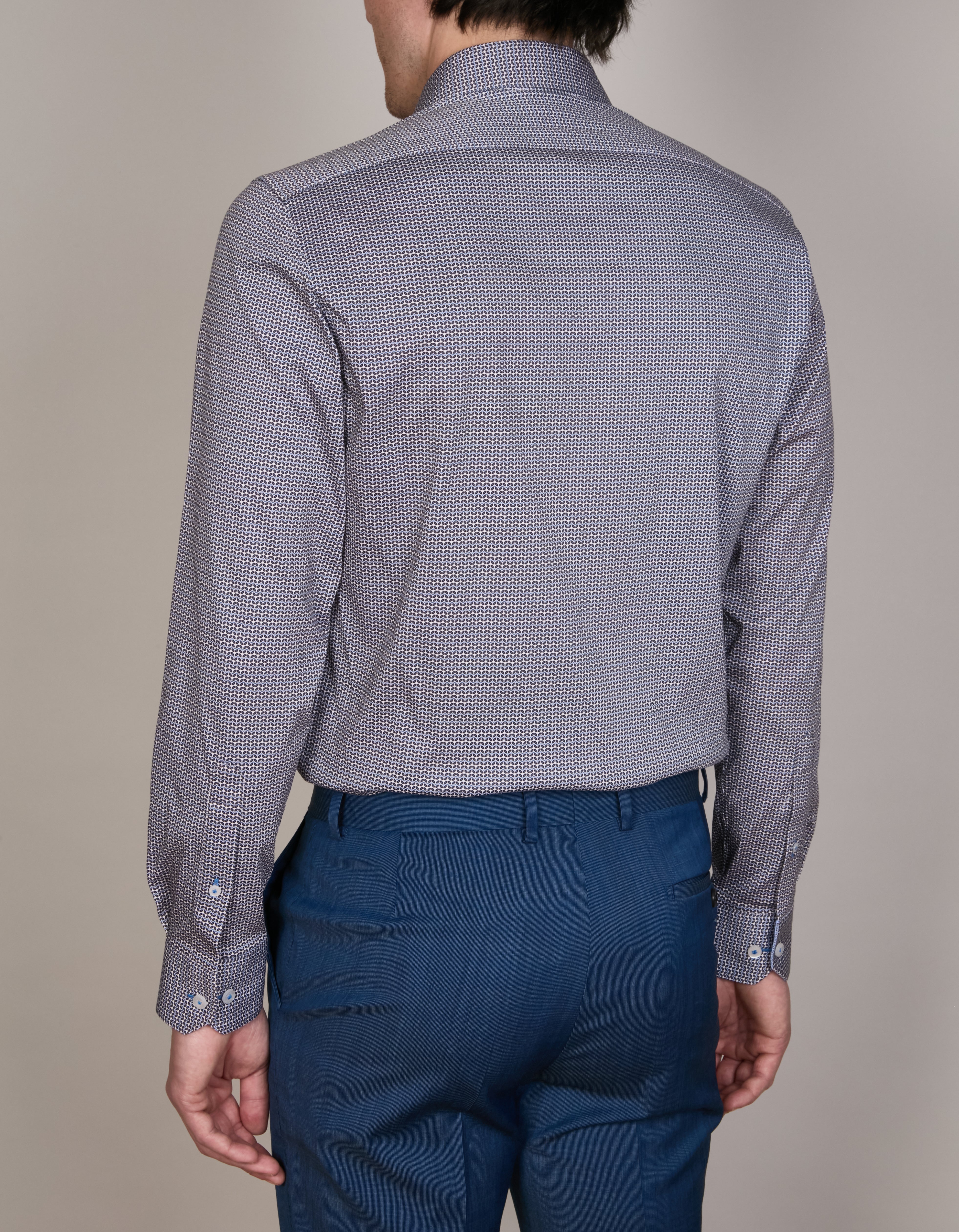 BASTIA PRINT KNIT SHIRT SLIM FIT