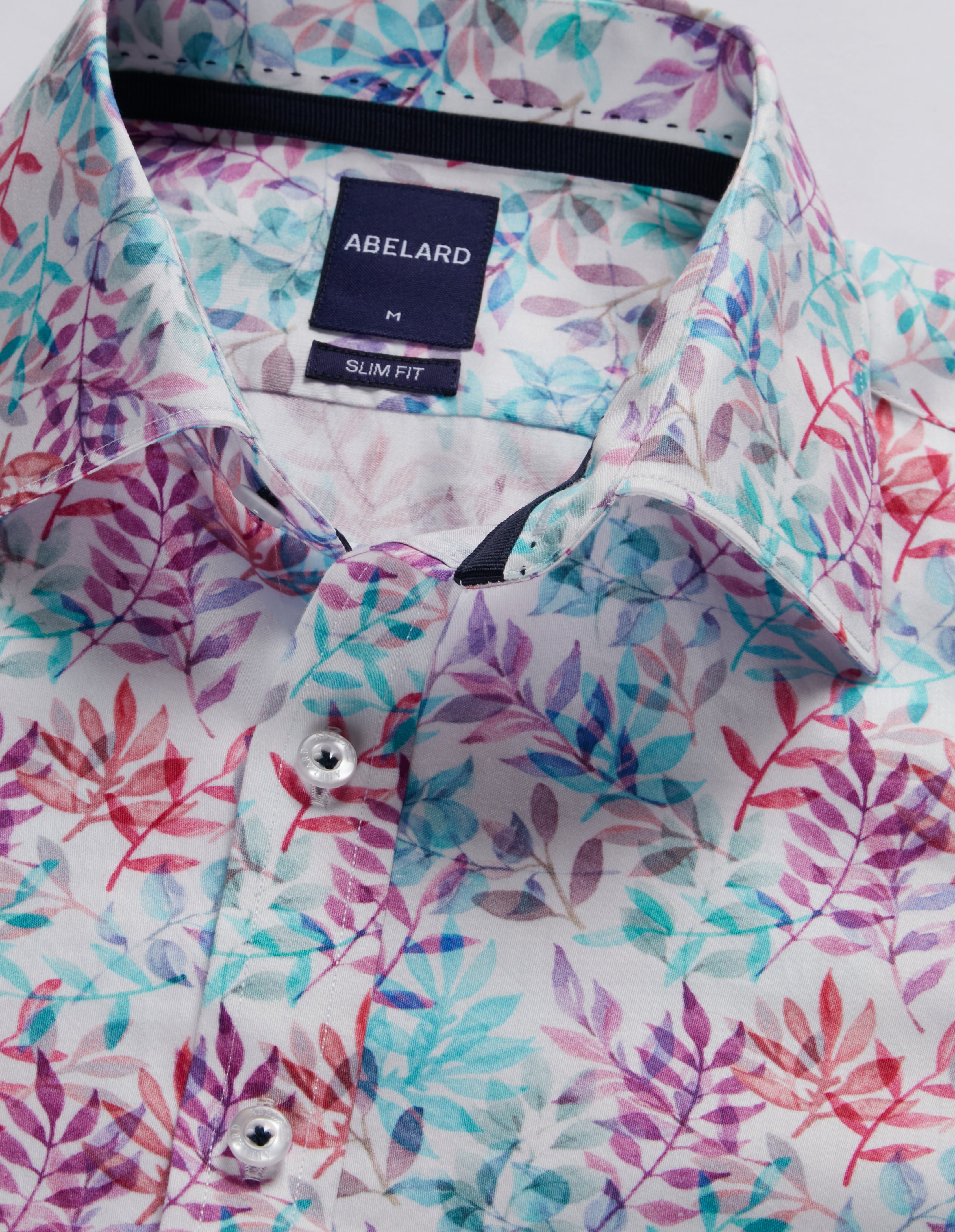 WATERCOLOUR PRINT SHIRT SLIM FIT