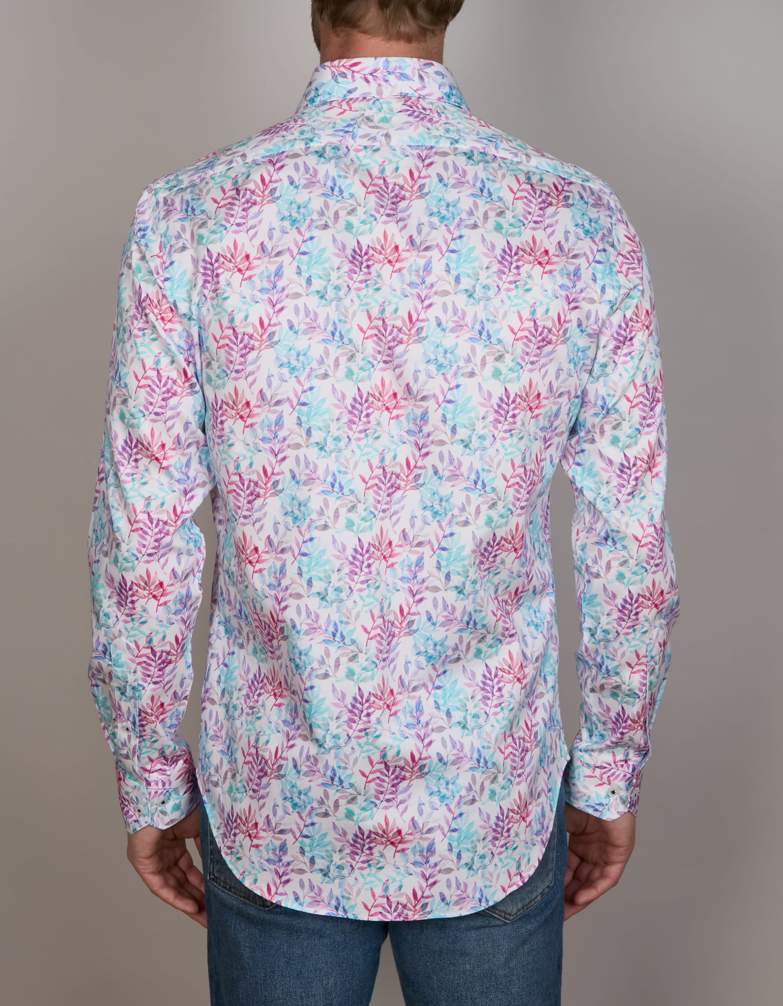 WATERCOLOUR PRINT SHIRT SLIM FIT