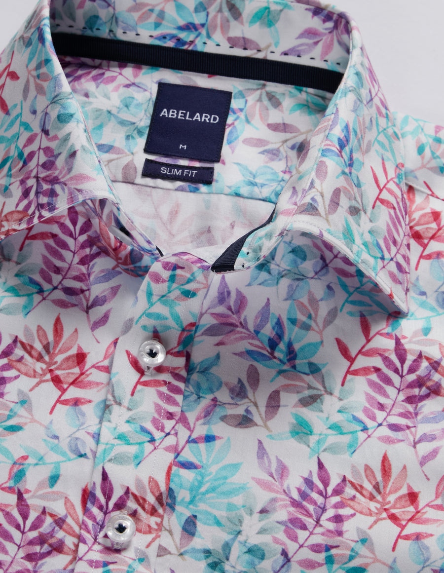WATERCOLOUR PRINT SHIRT SLIM FIT
