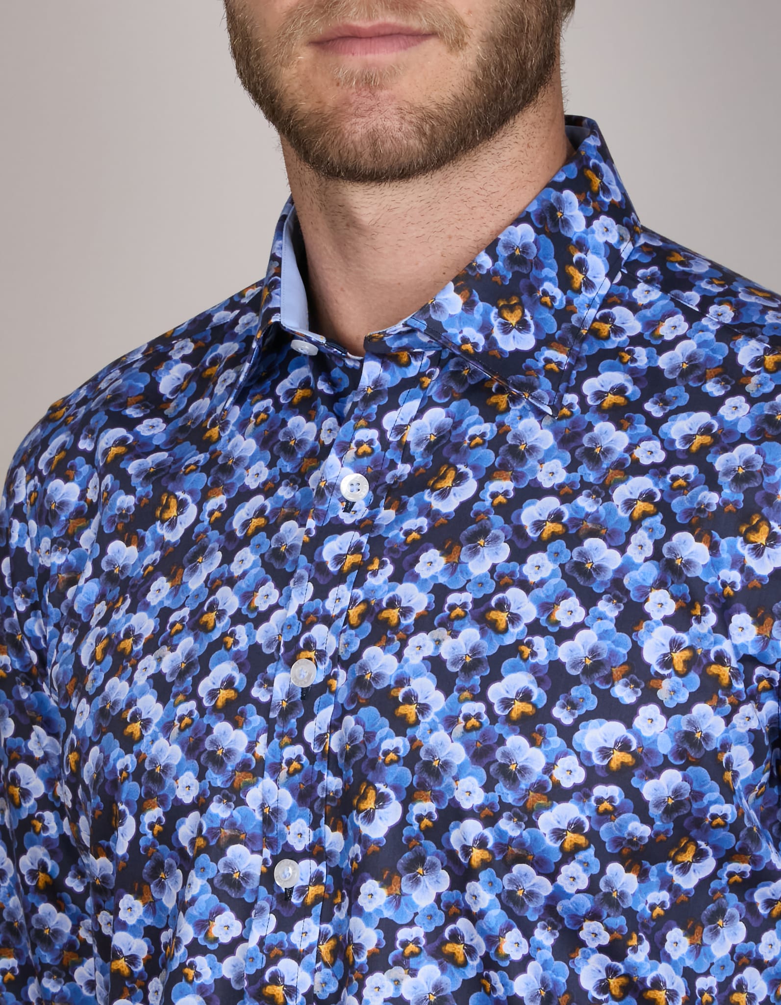 VIOLA DIGITAL PRINT SHIRT SLIM FIT