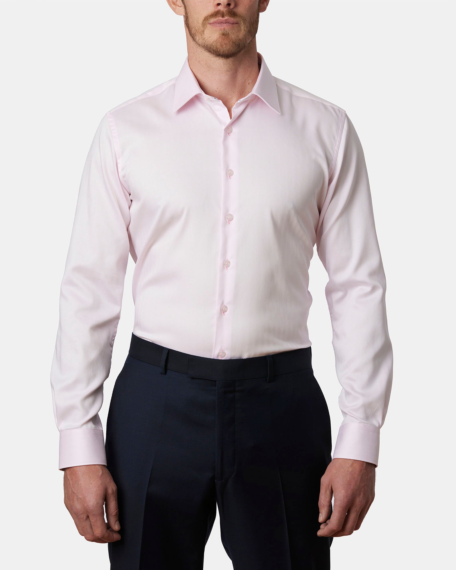 ANTIBES HERRINGBONE SLIM FIT SHIRT