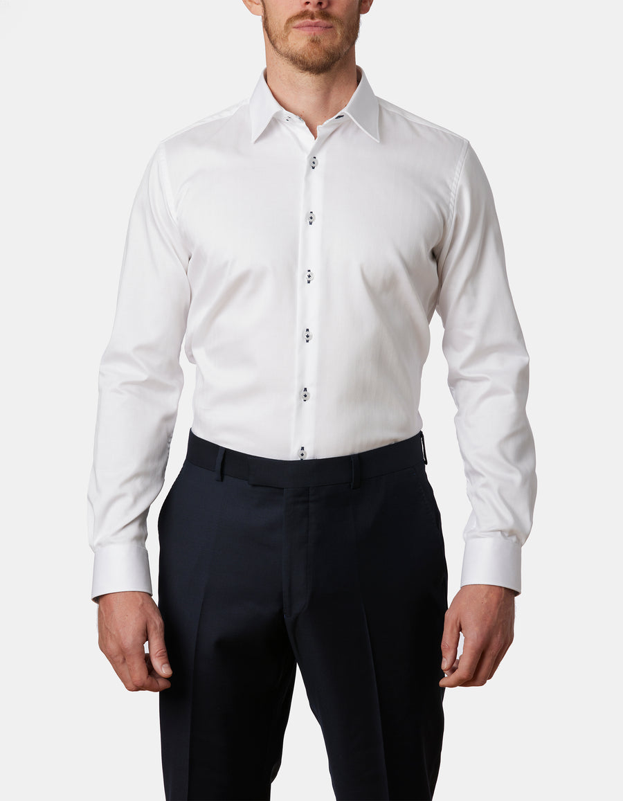 ANTIBES HERRINGBONE SLIM FIT SHIRT
