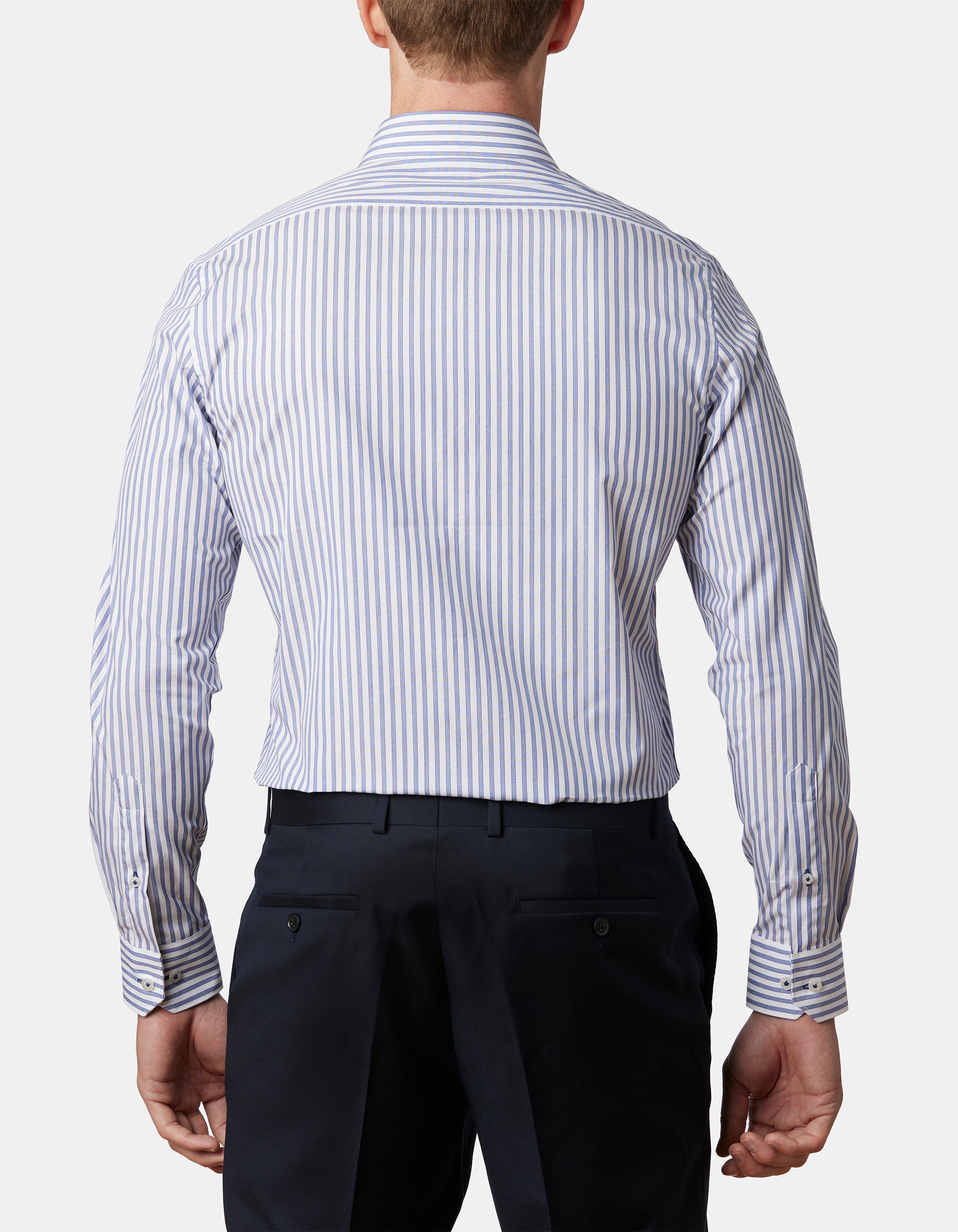JASPER JASPE STRIPE SLIM FIT SHIRT