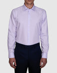 ZIGGURAT ZIG-ZAG TWILL SLIM FIT SHIRT