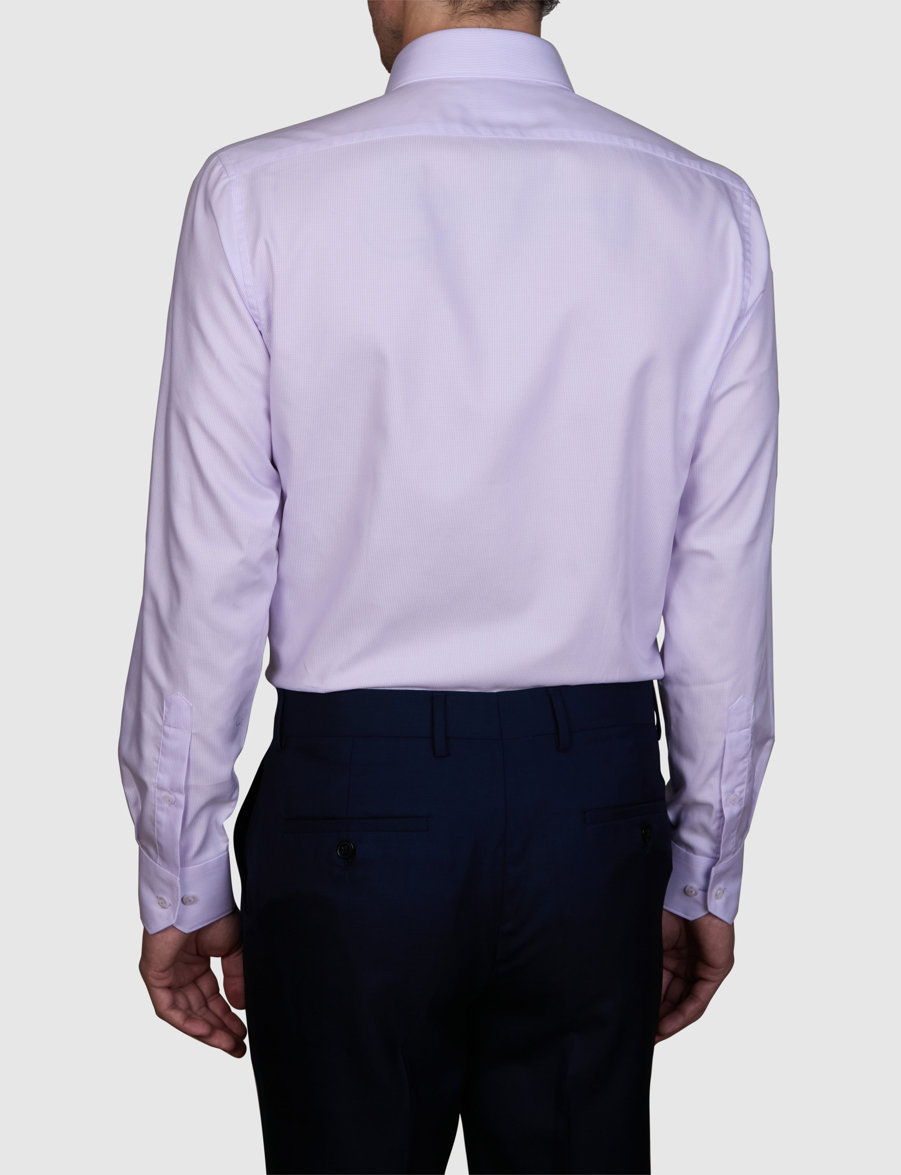 ZIGGURAT ZIG-ZAG TWILL SLIM FIT SHIRT