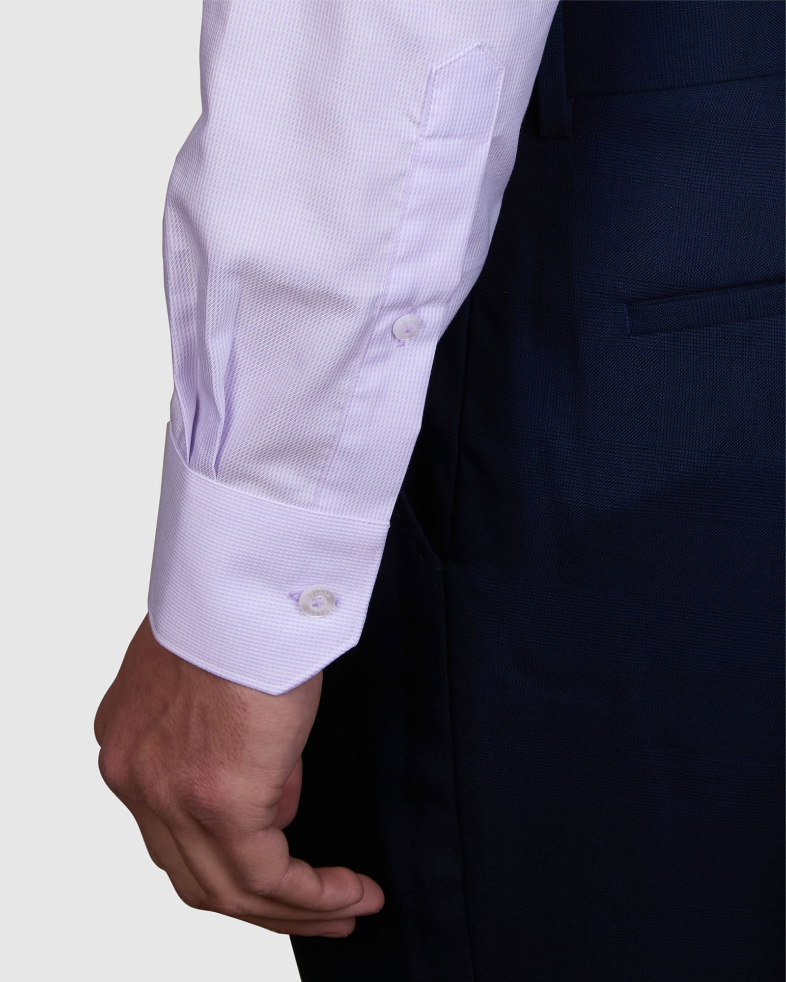 ZIGGURAT ZIG-ZAG TWILL SLIM FIT SHIRT