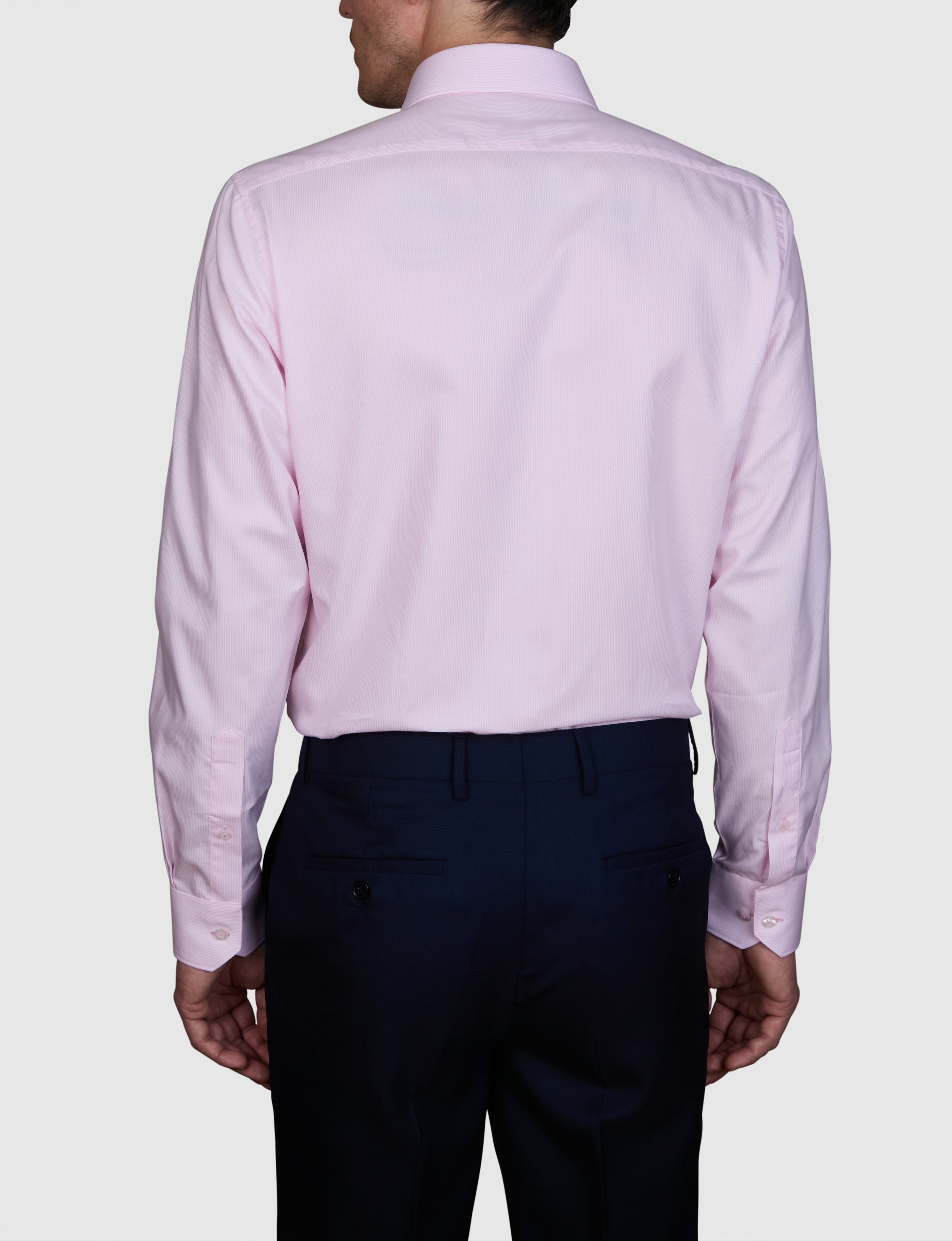 ZIGGURAT ZIG-ZAG TWILL SLIM FIT SHIRT