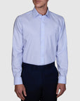 ZIGGURAT ZIG-ZAG TWILL SLIM FIT SHIRT