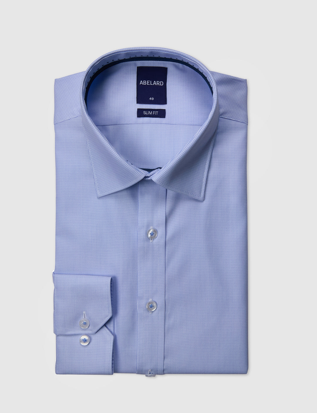 ZIGGURAT ZIG-ZAG TWILL SLIM FIT SHIRT