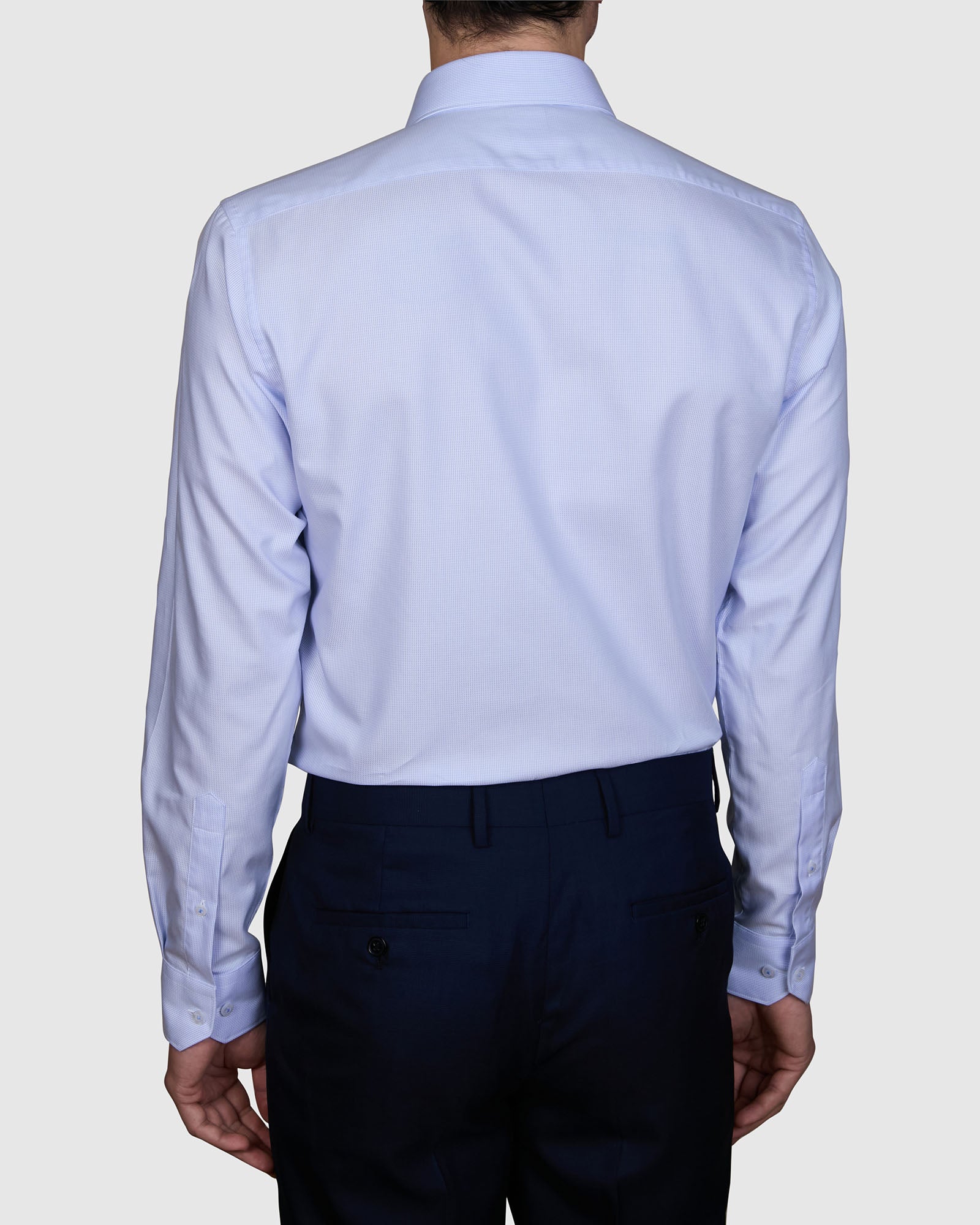 ZIGGURAT ZIG-ZAG TWILL SLIM FIT SHIRT