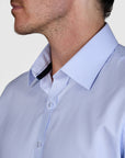 ZIGGURAT ZIG-ZAG TWILL SLIM FIT SHIRT