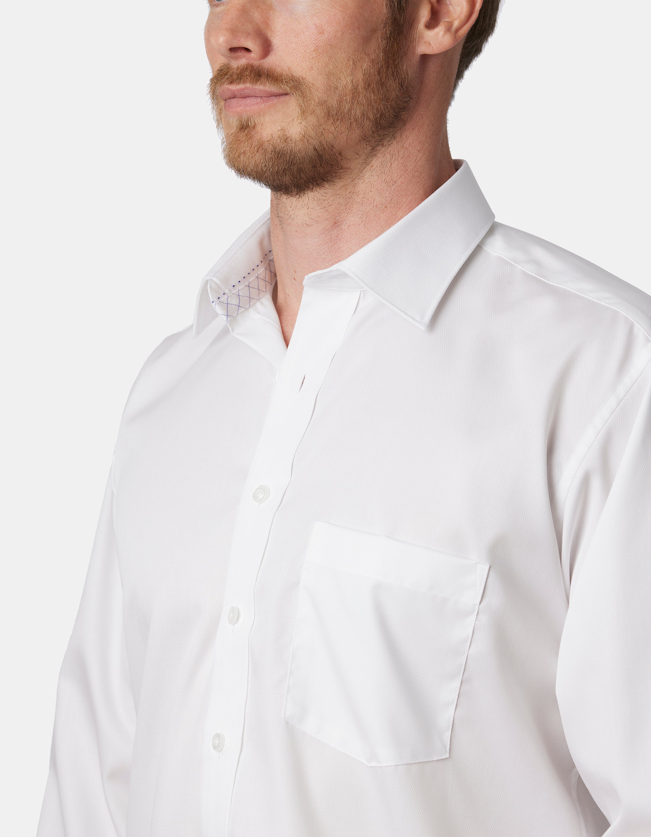 AUVERGNE DIAMOND DOBBY CLASSIC FIT SHIRT