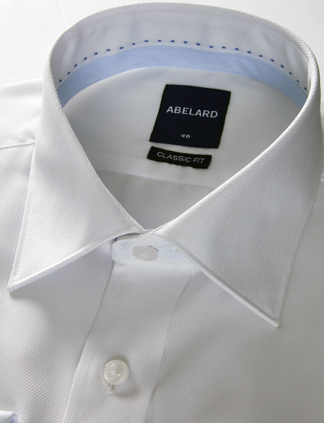 AUVERGE DIAMOND DOBBY FRENCH CUFF CLASSIC FIT SHIRT