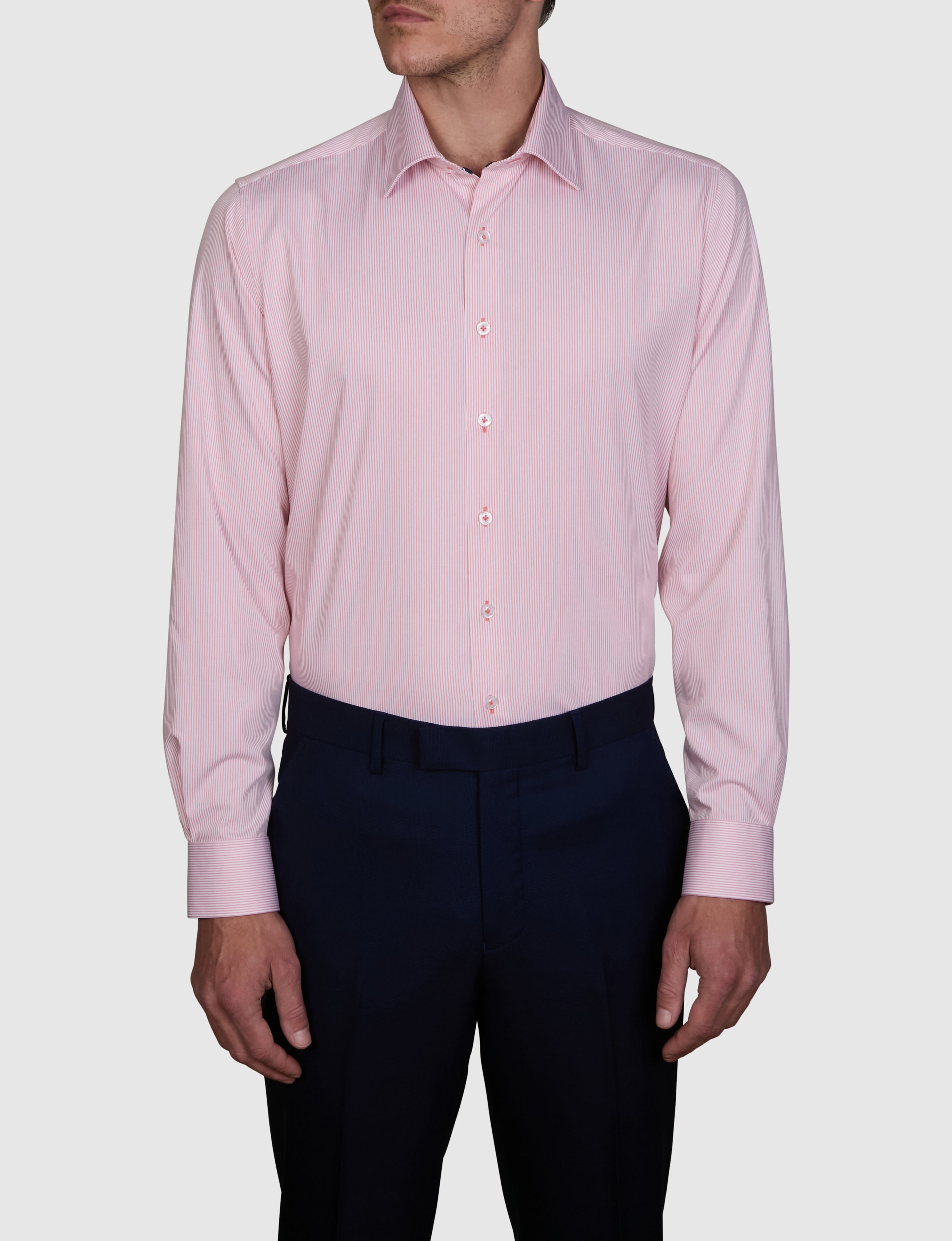 BAMBOO BLEND BENGAL STRIPE SLIM FIT SHIRT