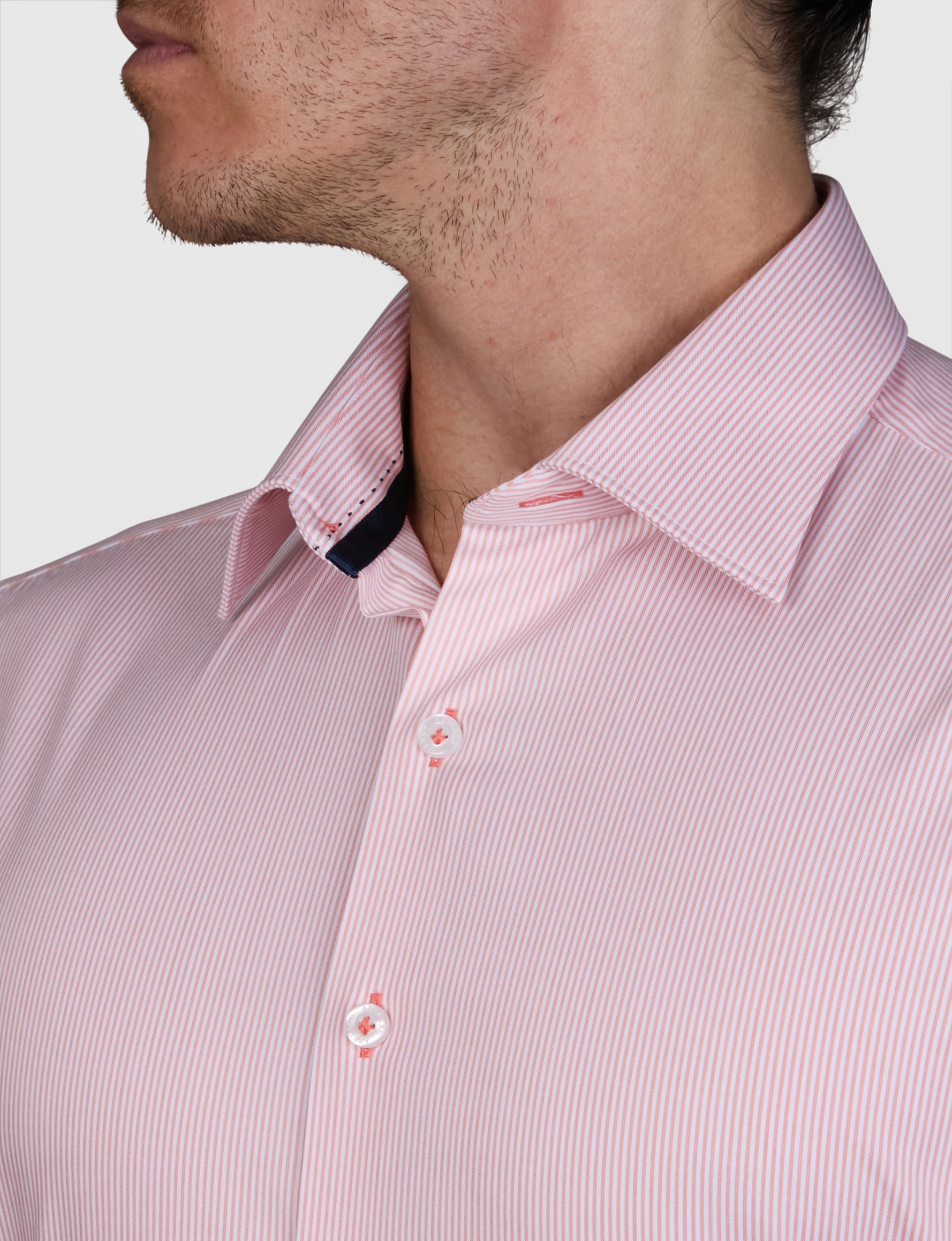 BAMBOO BLEND BENGAL STRIPE SLIM FIT SHIRT