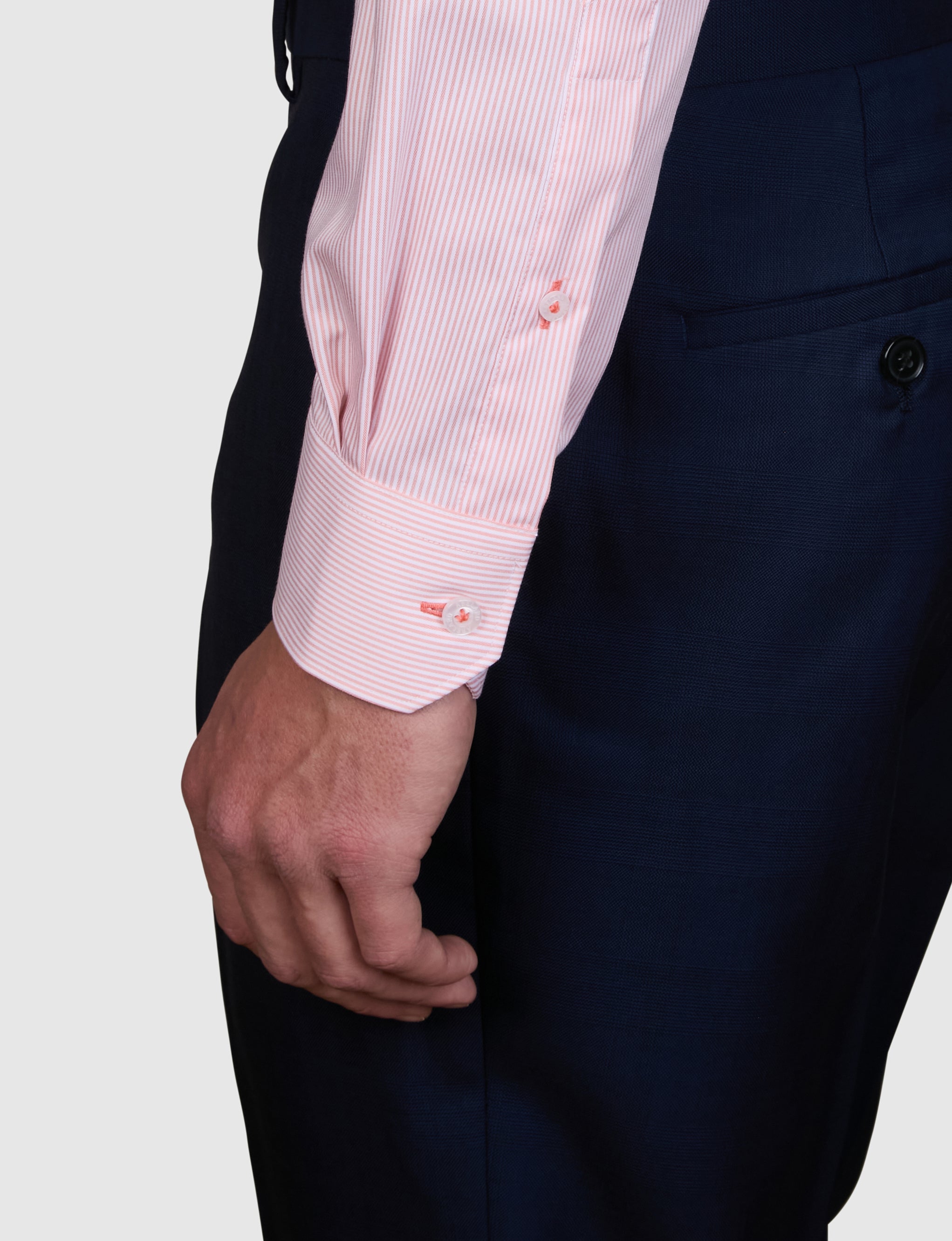 BAMBOO BLEND BENGAL STRIPE SLIM FIT SHIRT