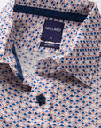 PUCCINI PRINT LINEN SLIM FIT SHIRT