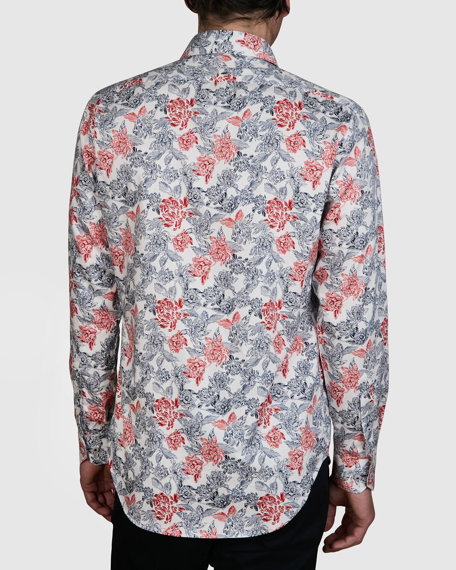 OUTLINE PRINT SLIM FIT SHIRT