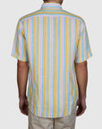 SAN MICHAELE LINEN STRIPE CLASSIC FIT SHIRT