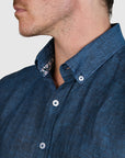 PIATTO PURE LINEN SLIM FIT SHIRT