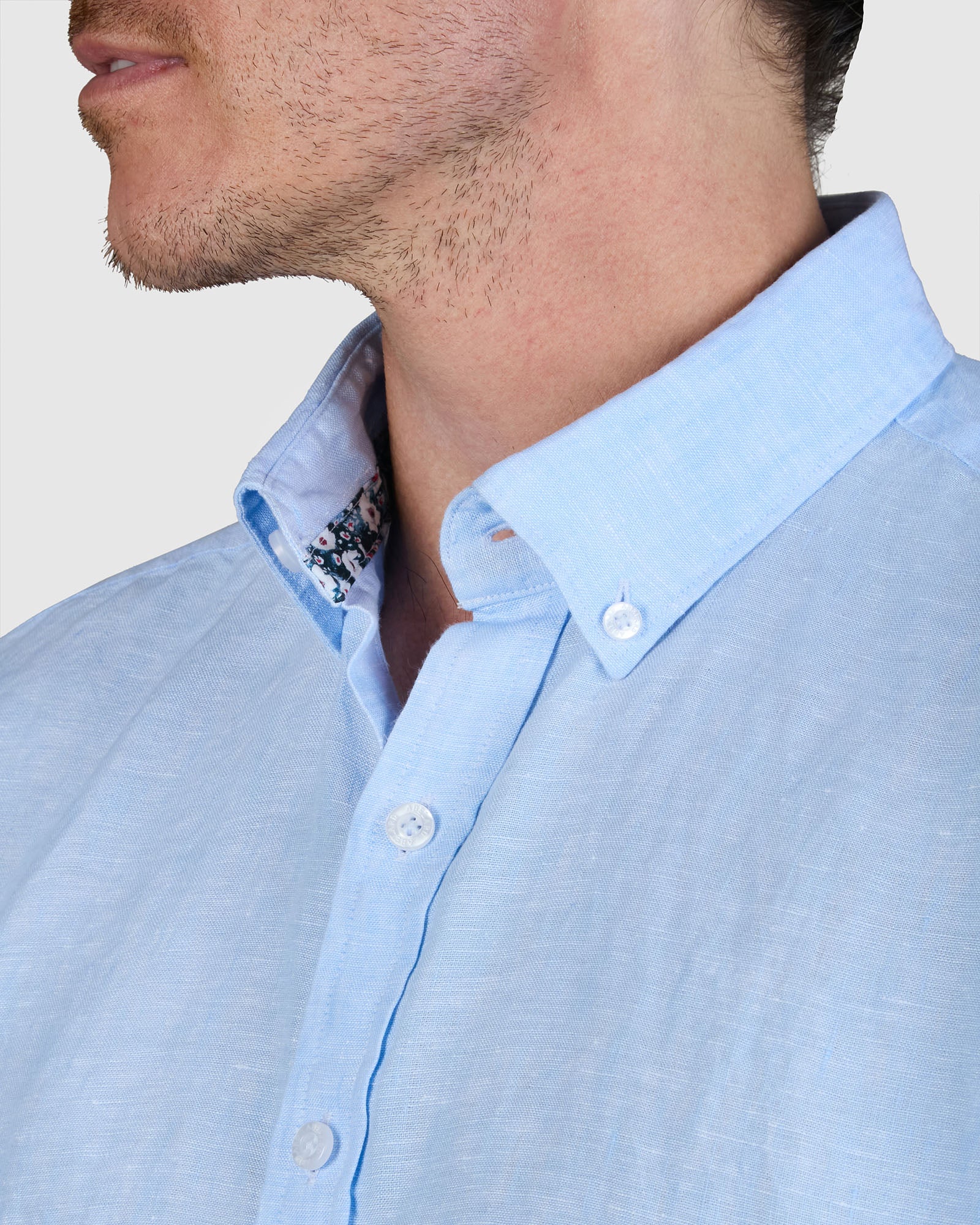 PIATTO PURE LINEN SLIM FIT SHIRT