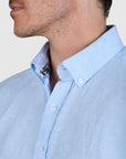 PIATTO PURE LINEN SLIM FIT SHIRT