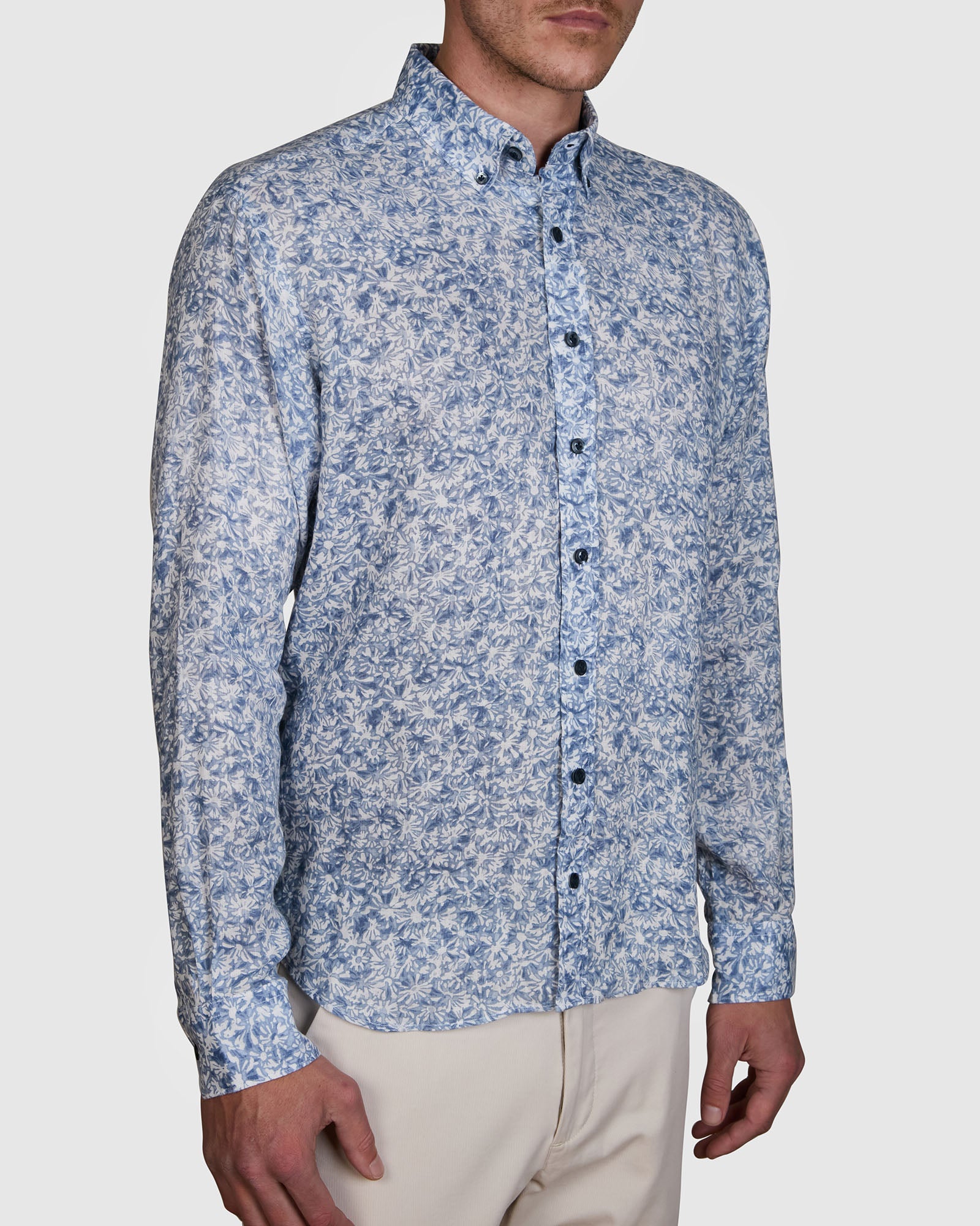 FIORI LINEN CLASSIC FIT SHIRT