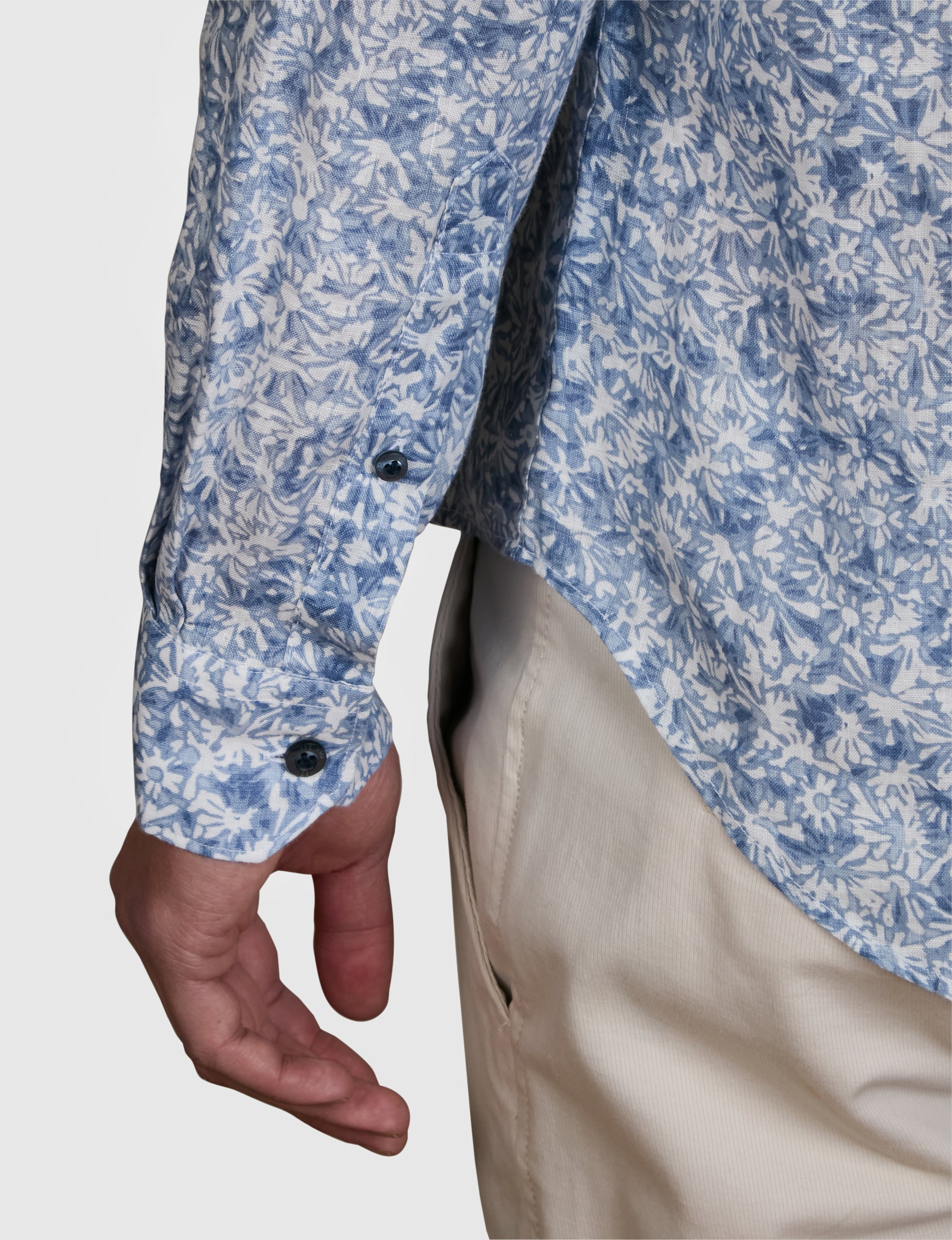 FIORI LINEN CLASSIC FIT SHIRT