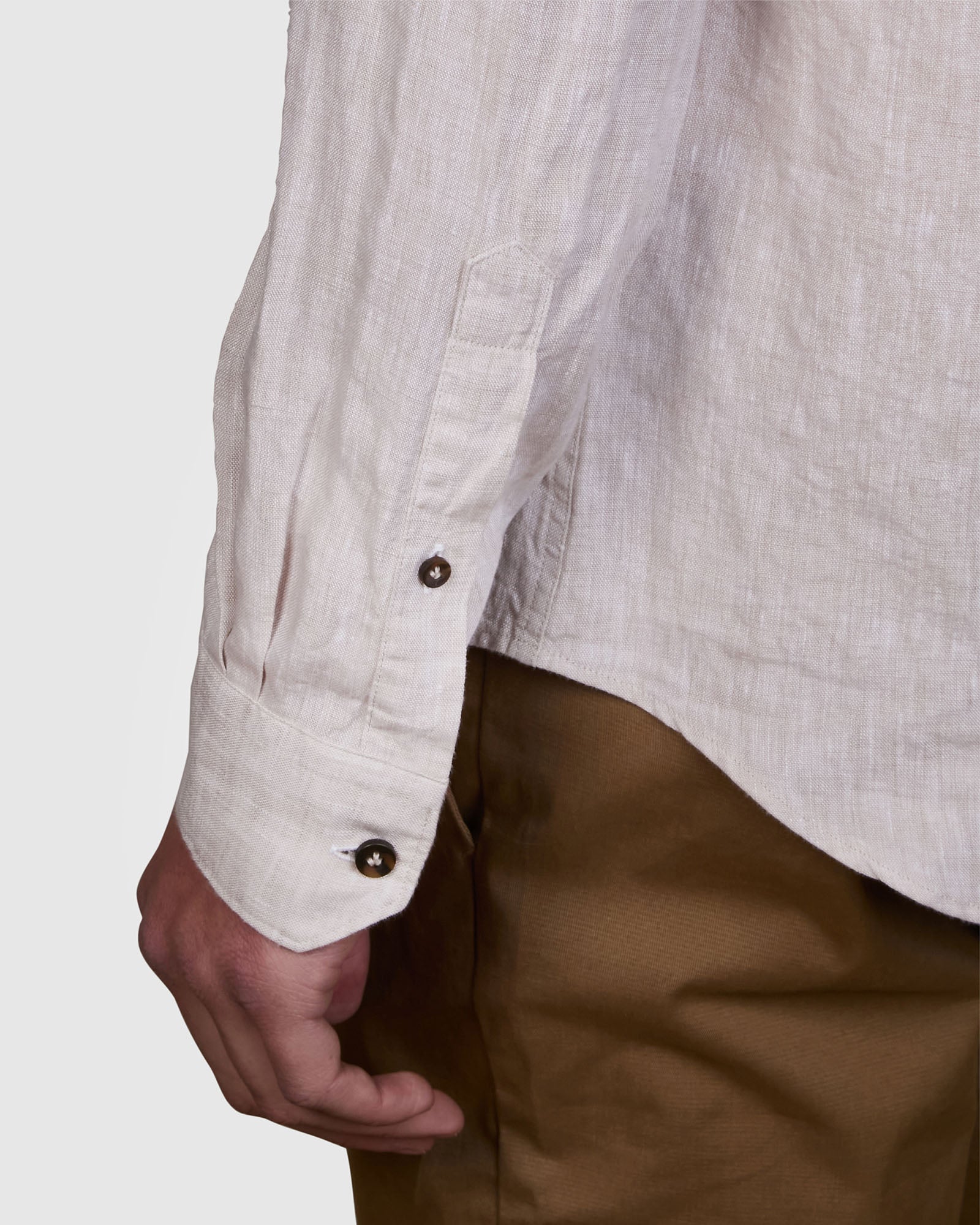 PIATTO PURE LINEN SLIM FIT SHIRT