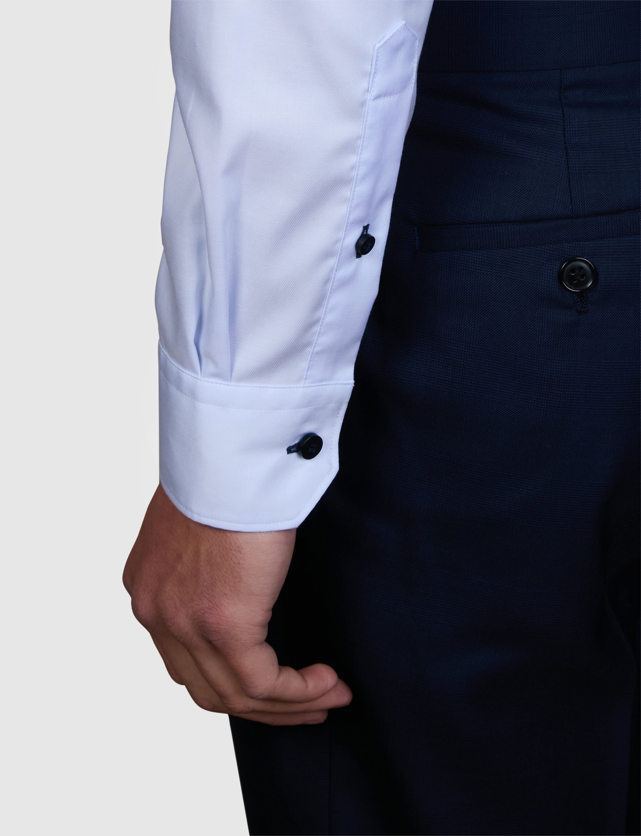 TRIFOLATI 2 PLY TWILL SLIM FIT SHIRT