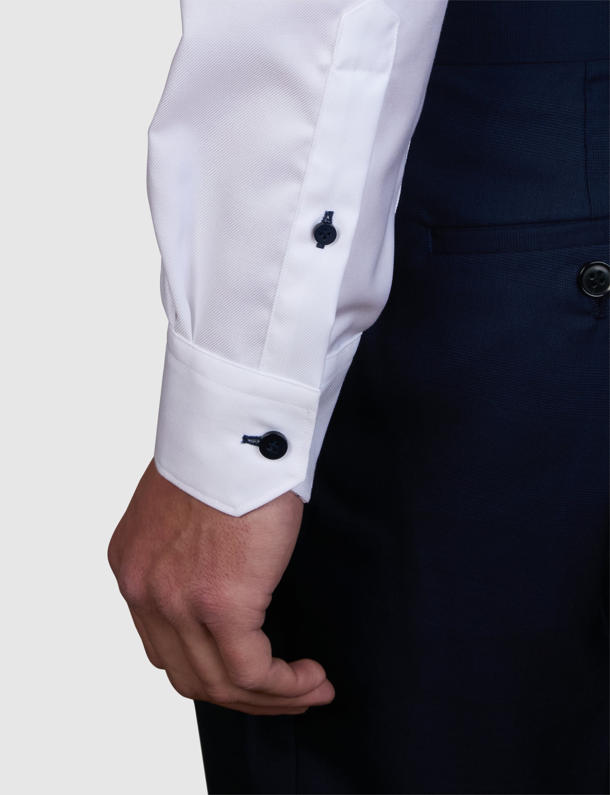 TRIFOLATI 2 PLY TWILL SLIM FIT SHIRT