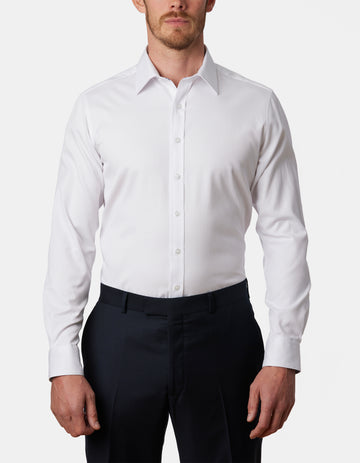 ASCIUTTA DOBBY SLIM FIT SHIRT