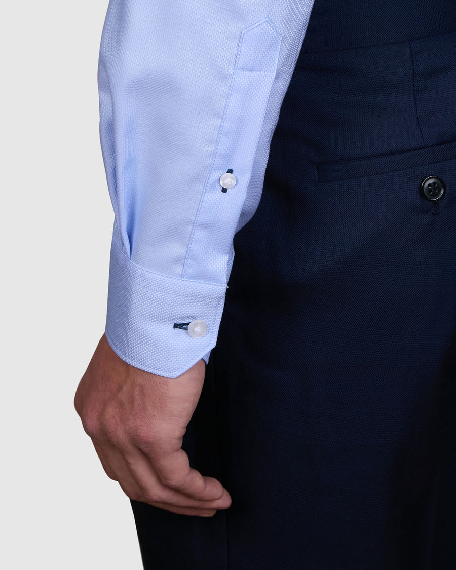 BRASATO STRETCH DOBBY SLIM FIT SHIRT