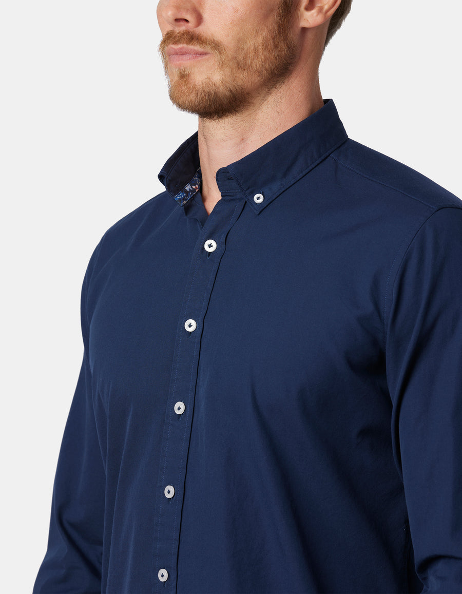 OXFORDSHIRE 2 PLY OXFORD SLIM FIT SHIRT