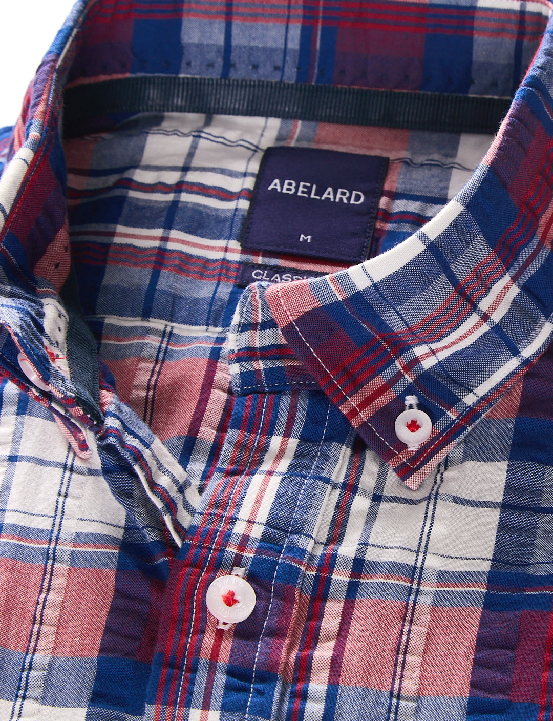 SCARPE SEERSUCKER CHECK CLASSIC FIT SHIRT