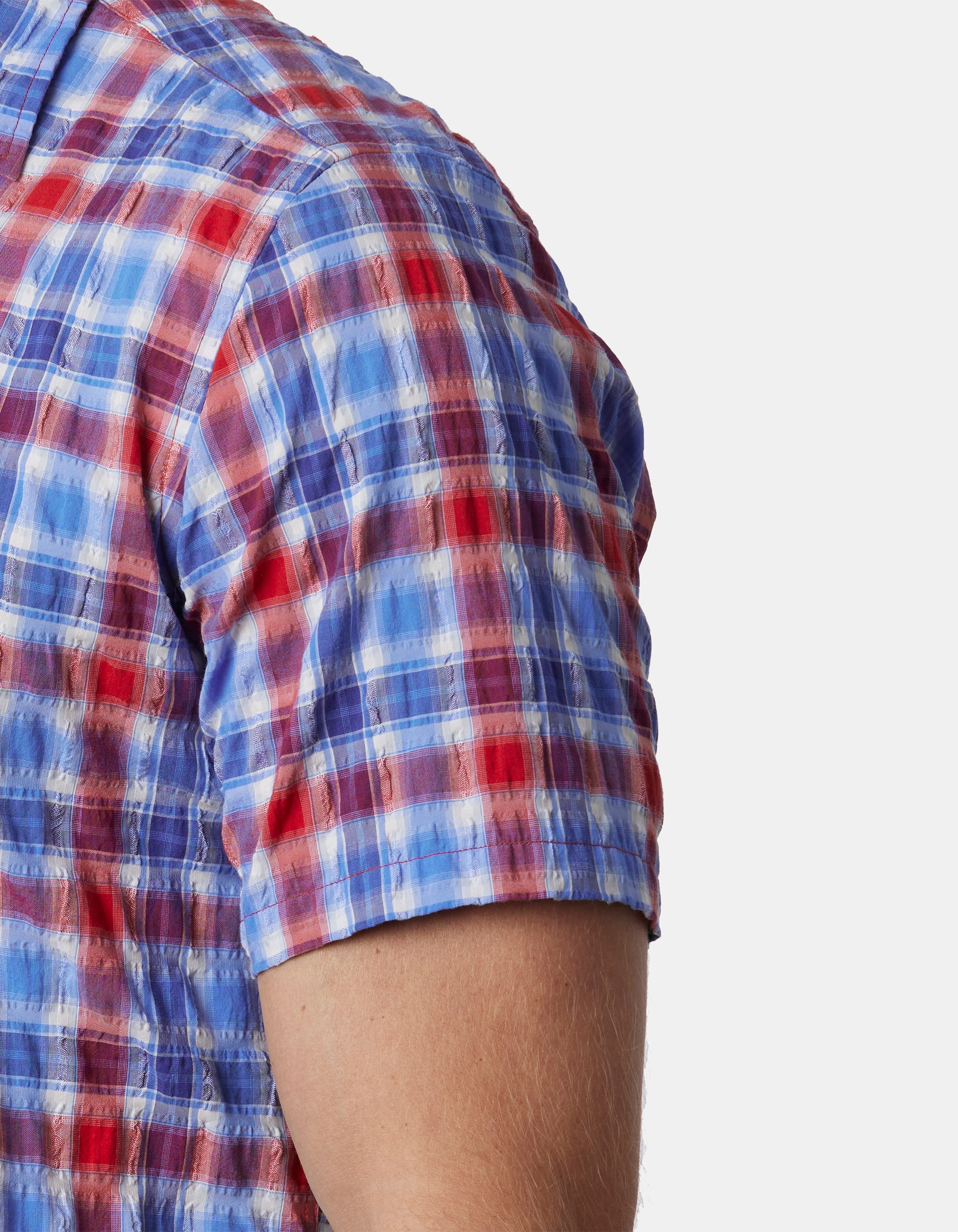 SCARPE SEERSUCKER CHECK CLASSIC FIT SHIRT