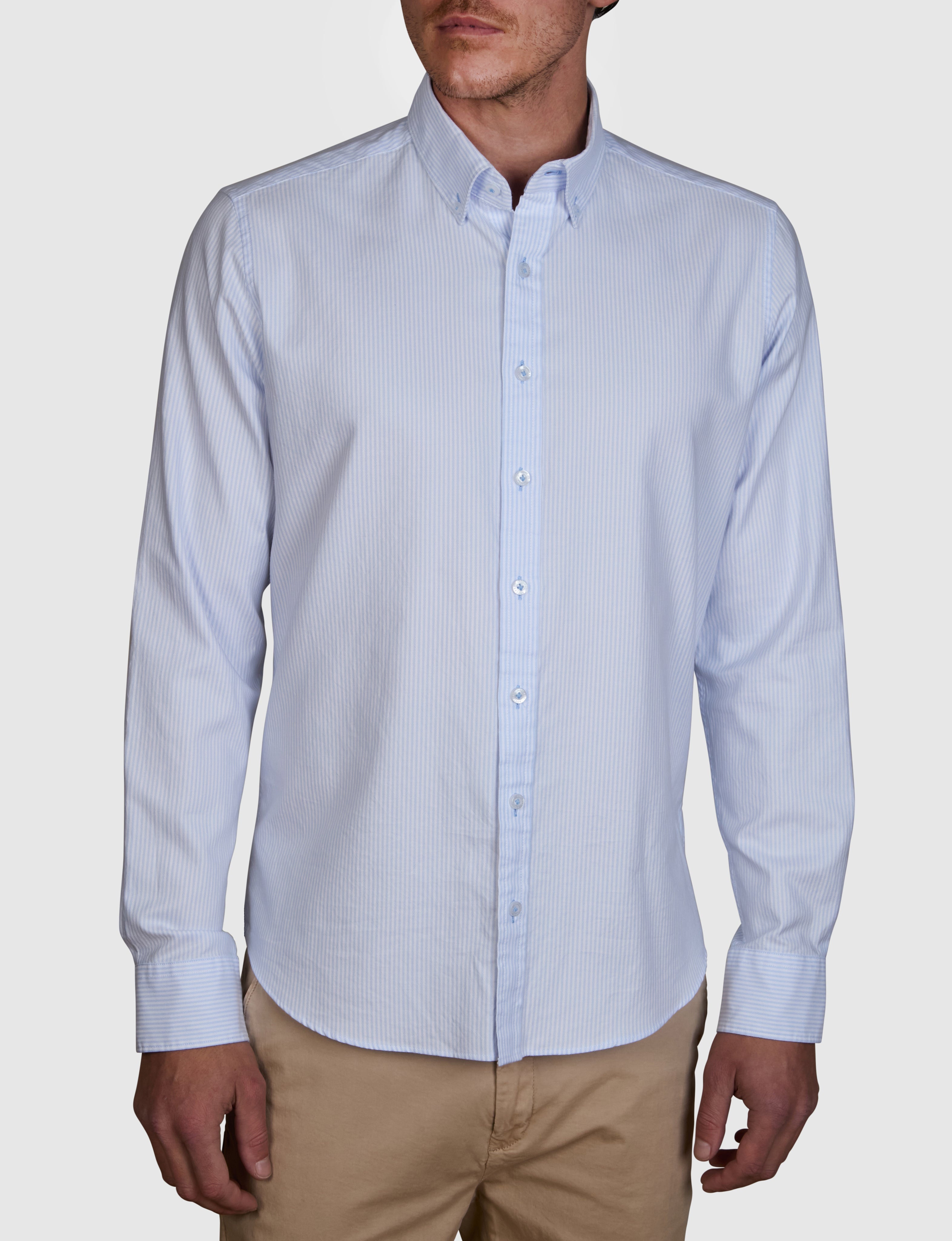 OXFORD SOFRITTO STRIPE SLIM FIT SHIRT