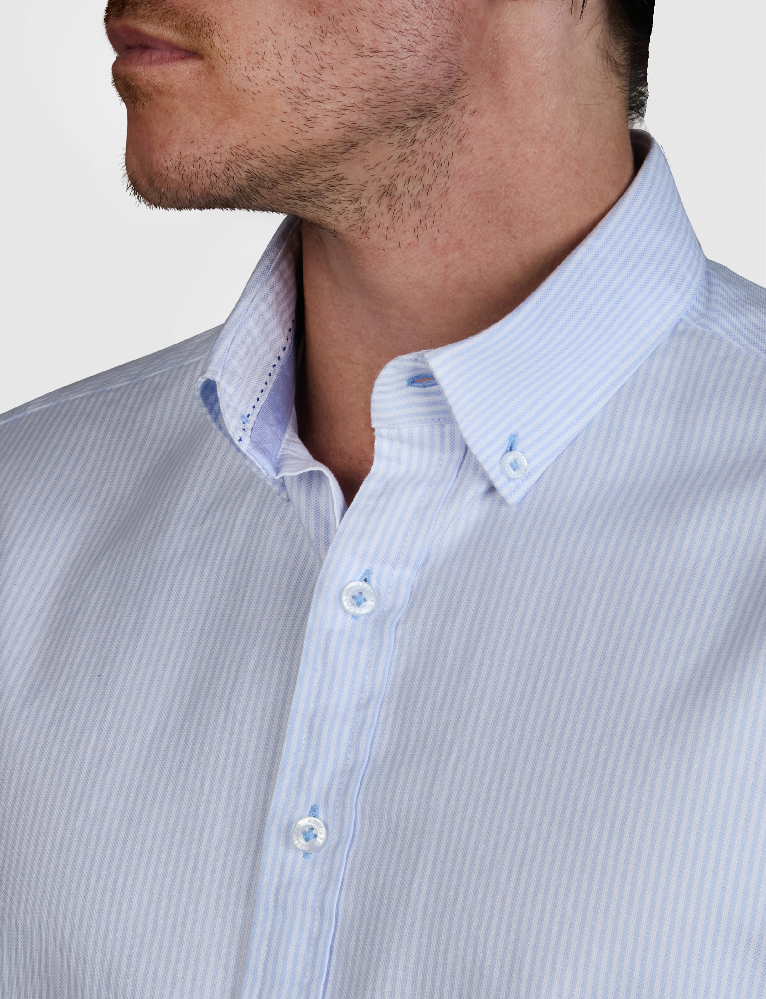 OXFORD SOFRITTO STRIPE SLIM FIT SHIRT