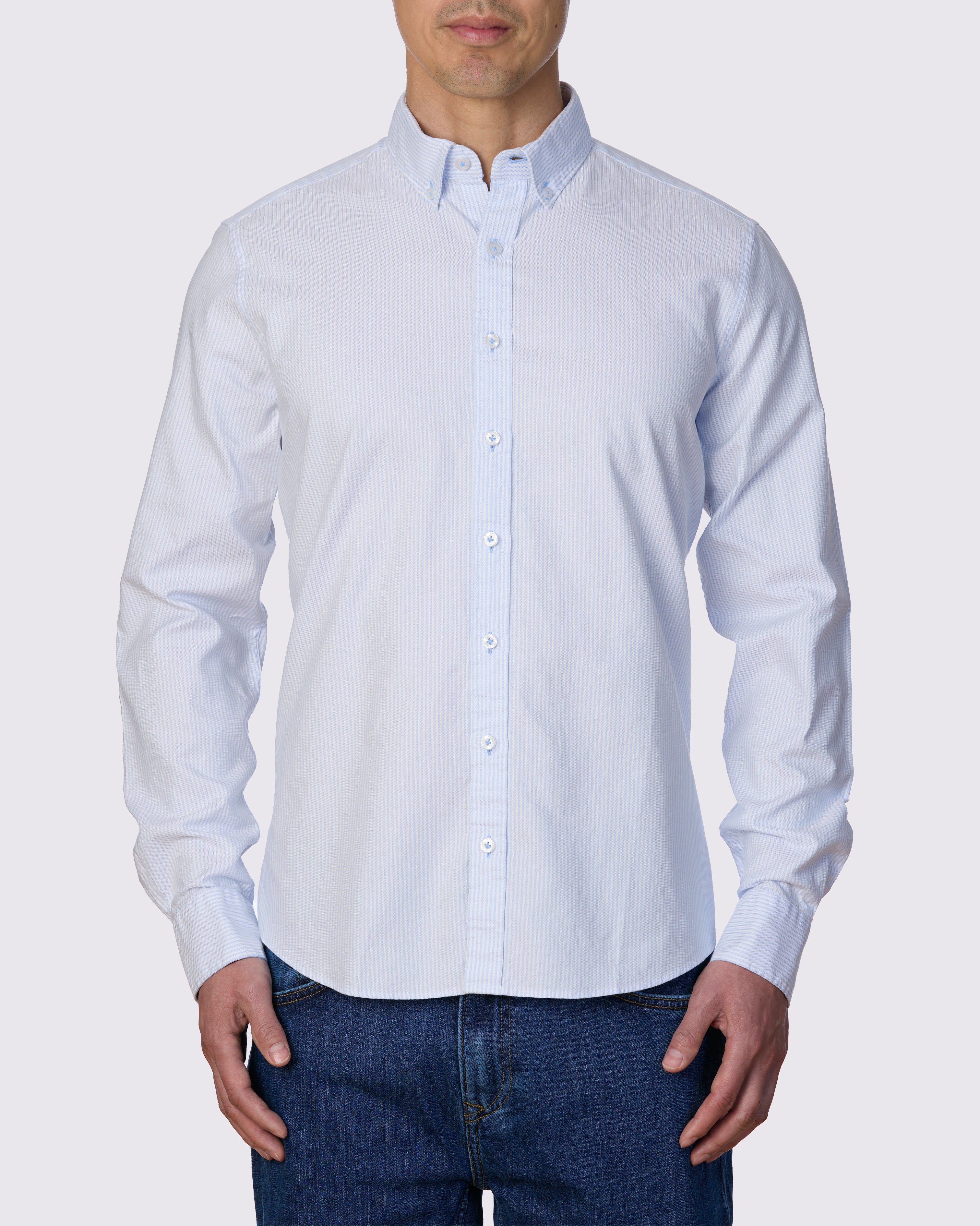 OXFORD SOFRITTO STRIPE SLIM FIT SHIRT