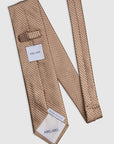 Italian Silk Tie Diagonal Line Print