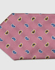 Italian Silk Tie Two Tone Paisley Jacquard