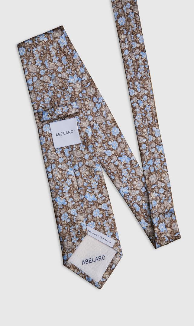 Italian Silk Tie Floral Print