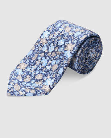 Italian Silk Tie Floral Print