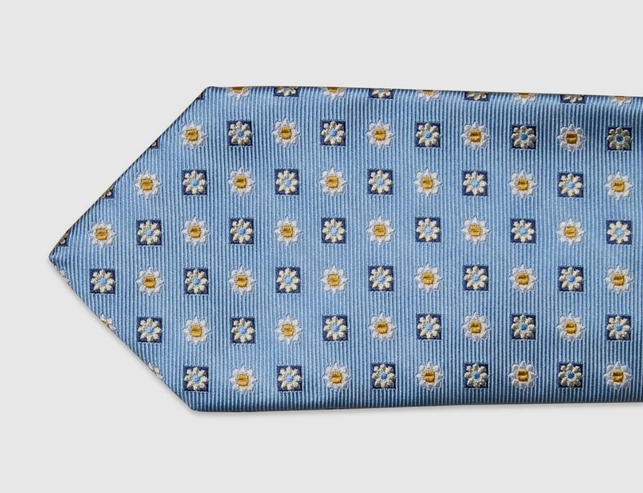Italian Silk Tie Mixed Floral Print