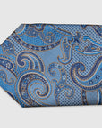 Italian Silk Tie Two-Tone Paisley Jacquard