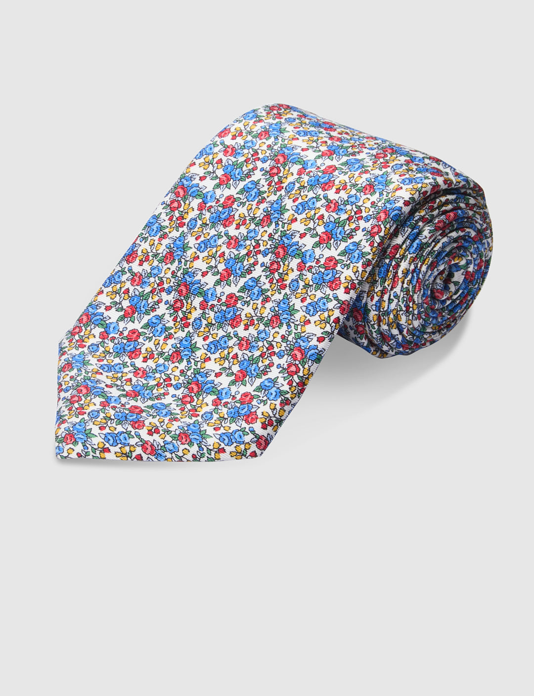 Italian Silk Tie Multicolour Floral